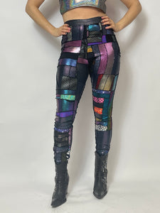 Lettau Art Fashion - Patchwork legging - Diverse kleuren